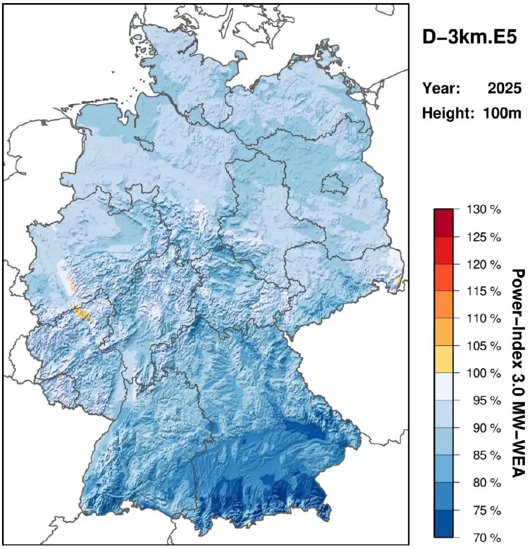 anemos wind and energy yield report 2025 (German)