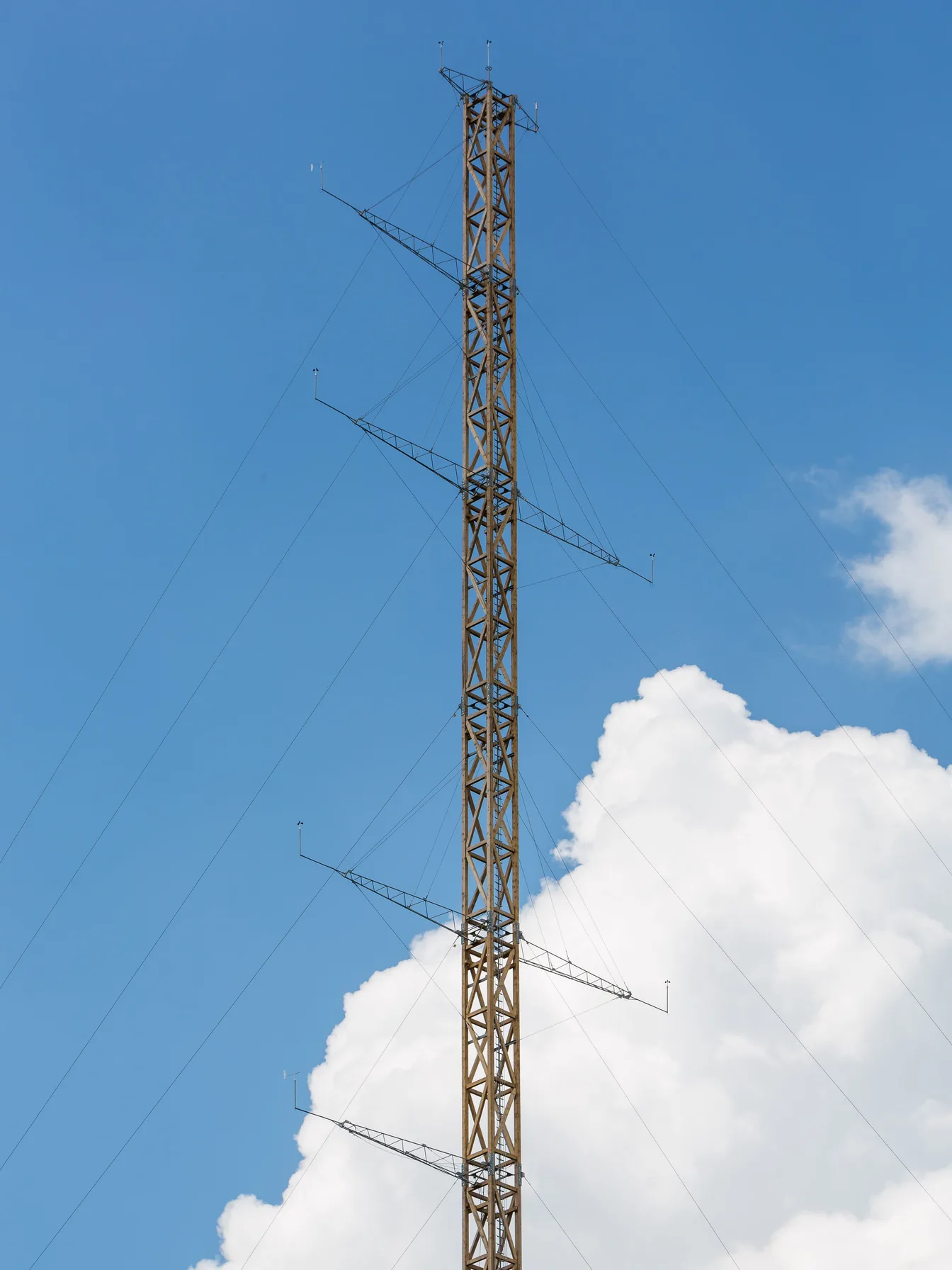 ein Windmessmast